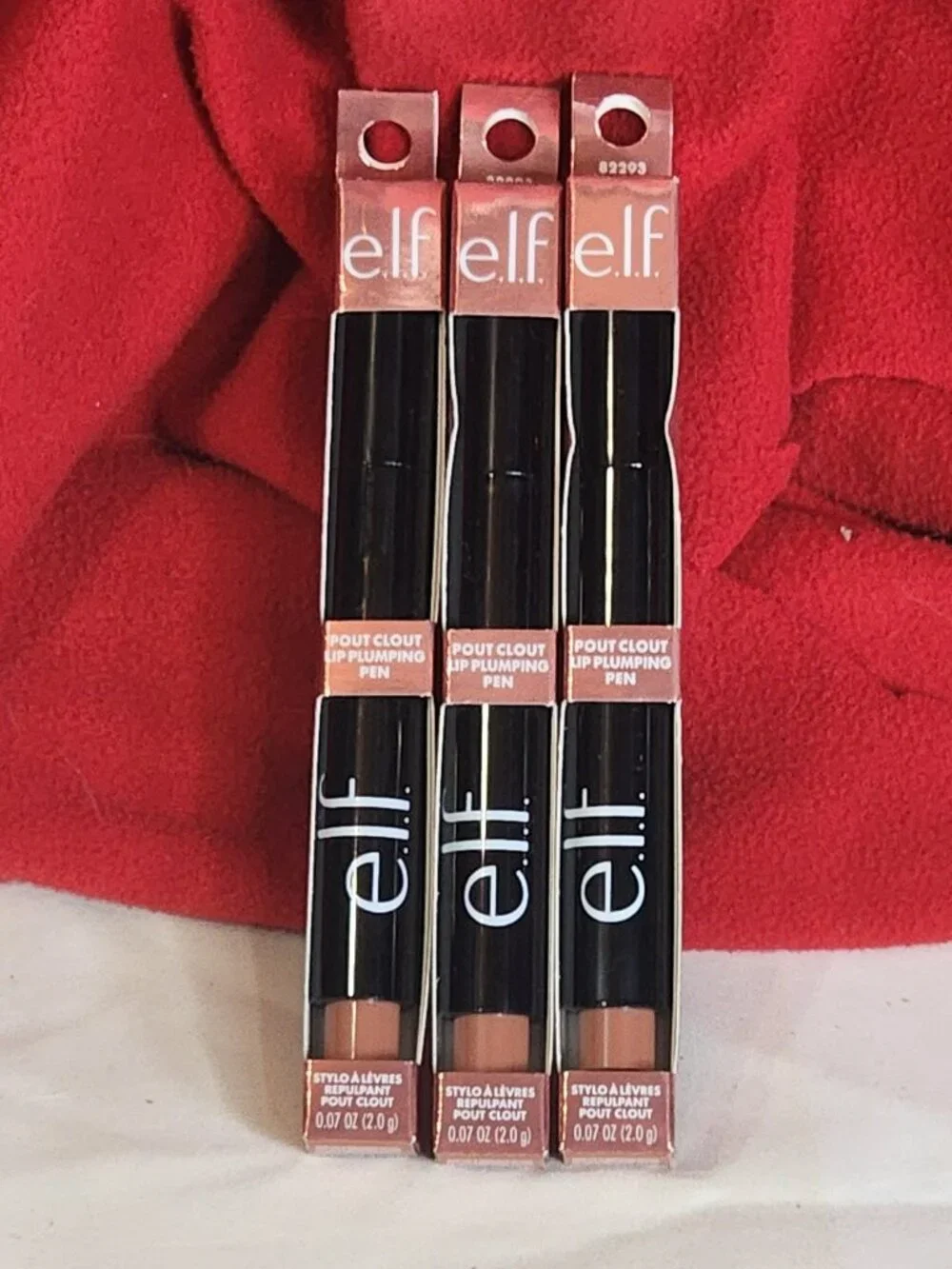 E.L.F. 3-IN-1 Lip Plumper Gloss Balm Pout Clout Plumping Pen #82293 Toasted 3CT